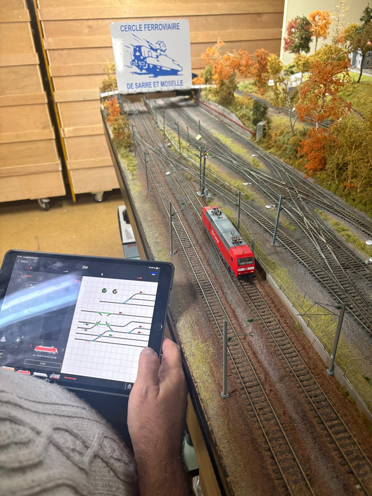 Pilotage du réseau du CFSM via un iPad